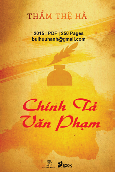 Chính Tả Văn Phạm (NXB Trẻ 2015) - Thẩm Thệ Hà, 250 Trang