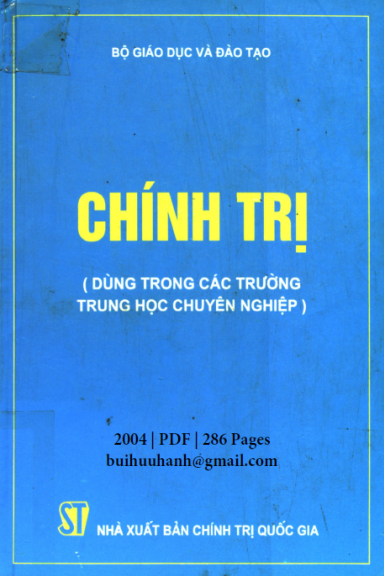 Chính Trị (NXB Chính Trị 2004) - Lê Thế Lạng, 286 Trang