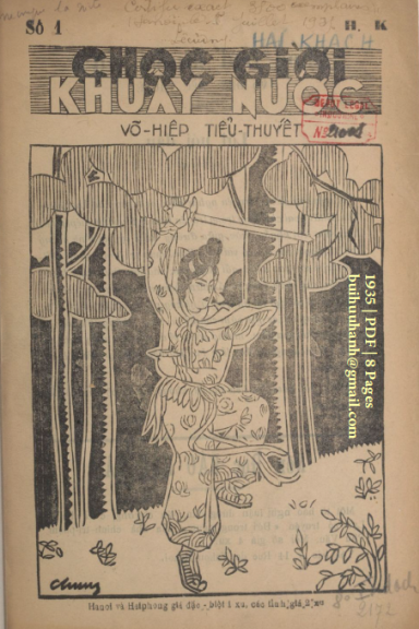 Chọc Giời Khuấy Nước Số 1-8 (NXB Lê Cường 1935) - Hải Khách, 72 Trang