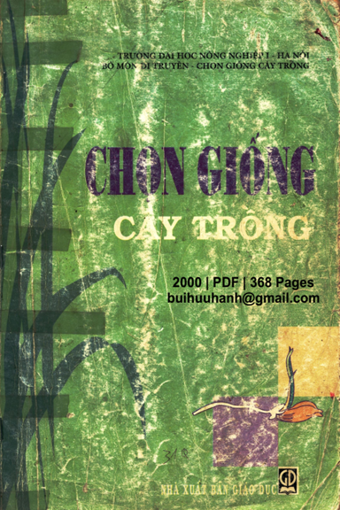 Chọn Giống Cây Trồng (NXB Giáo Dục 2000) - Nguyễn Văn Hiển, 368 Trang