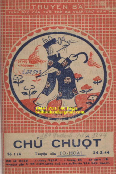 Chú Chuột (NXB Tân Dân 1944) - Tô Hoài, 40 Trang