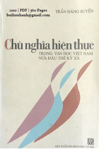 Chủ Nghĩa Hiện Thực Trong Văn Học Việt Nam Nửa Đầu Thế Kỉ XX - Trần Đăng Suyền, 560 Trang