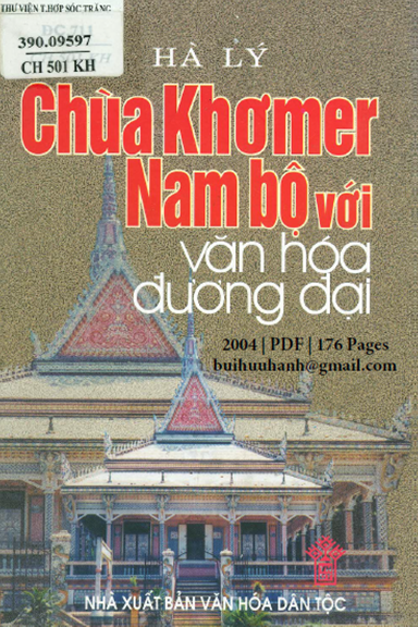 Chùa Khmer Nam Bộ Với Văn Hóa Đương Đại (NXB Văn Hóa Dân Tộc 2004) - Hà Lý, 176 Trang