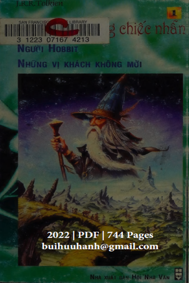 Chúa Tể Của Những Chiếc Nhẫn Tập 1-Những Vị Khách Không Mời (NXB Hội Nhà Văn 2002) - John R. Tolkien