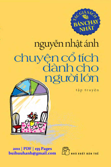 Chuyện Cổ Tích Dành Cho Người Lớn (NXB Trẻ 2011) - Nguyễn Nhật Ánh, 155 Trang