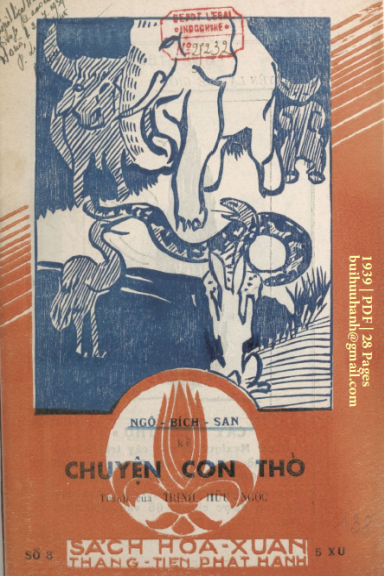 Chuyện Con Thỏ (NXB Thẳng Tiến 1939) - Ngô Bích San, 28 Trang