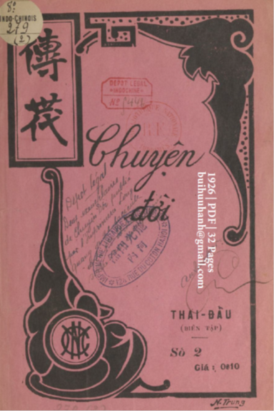 Chuyện Đời Số 2 (NXB Long Quang 1926) - Thái Đẩu, 32 Trang