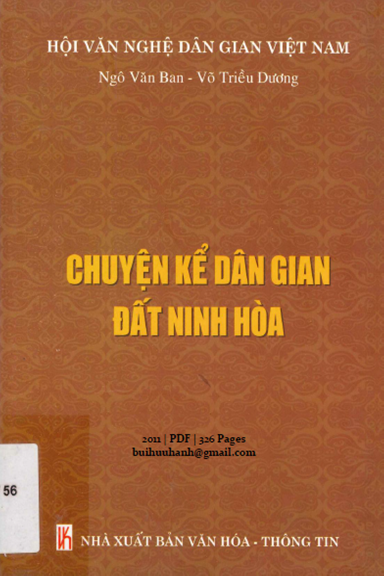 Chuyện Kể Dân Gian Đất Ninh Hòa (NXB Văn Hóa Thông Tin 2011) - Ngô Văn Ban, 326 Trang