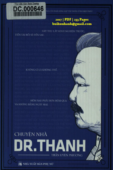 Chuyện Nhà Dr. Thanh (NXB Phụ Nữ 2017) - Trần Uyên Phương, 233 Trang