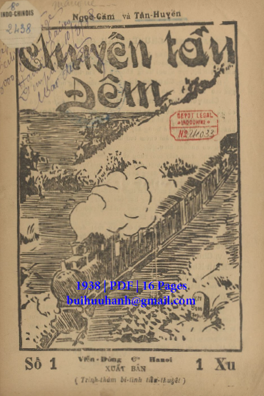 Chuyến Tàu Đêm Số 1-7 (NXB Viễn Đông 1938) - Nguyễn Ngọc Cầm, 112 Trang