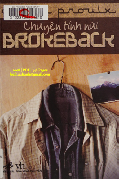Chuyện Tình Núi Brokeback (NXB Văn Học 2008) - Annie Proulx, 348 Trang