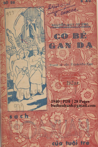 Cô Bé Gan Dạ (NXB Thụy Ký 1940) - Nguyễn Huy Tưởng, 28 Trang