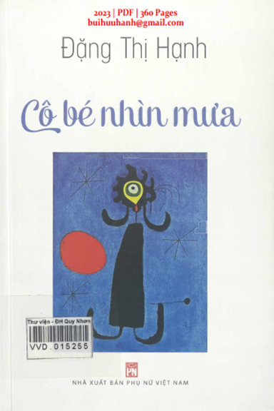 Cô Bé Nhìn Mưa (NXB Phụ Nữ 2023) - Đặng Thị Hạnh, 360 Trang