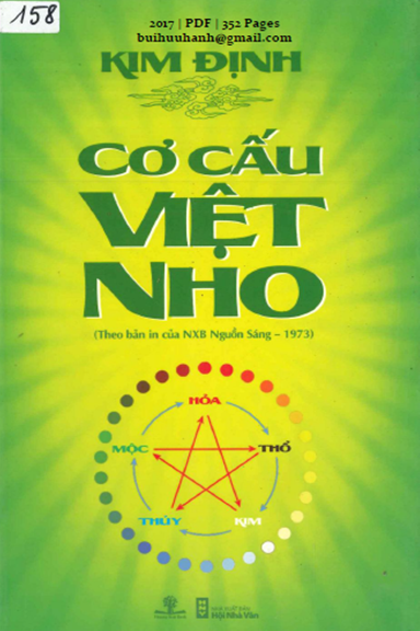 Cơ Cấu Việt Nho (NXB Hội Nhà Văn 2017) - Kim Định, 352 Trang