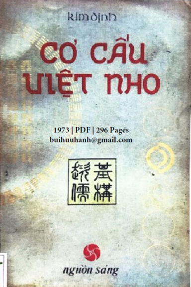 Cơ Cấu Việt Nho (NXB Nguồn Sáng 1973) - Kim Định, 296 Trang