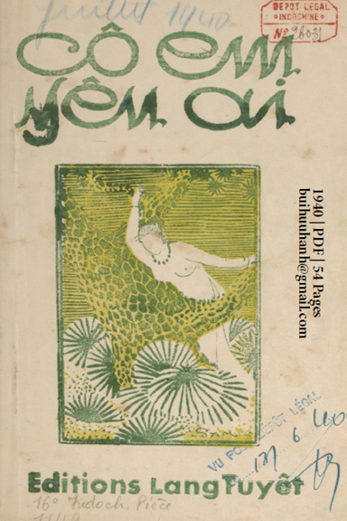 Cô Em Yêu Ai (NXB Lăng Tuyết 1940) - Cuồng Sĩ, 54 Trang