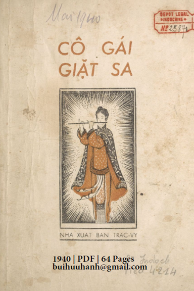 Cô Gái Giặt Sa (NXB Trác Vỹ 1940) - Phạm Tê Tiếp, 64 Trang