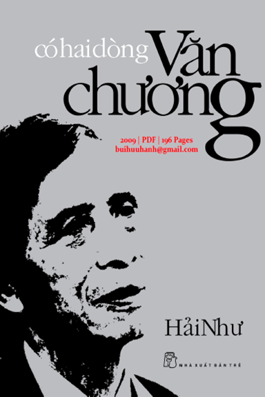 Có Hai Dòng Văn Chương (NXB Trẻ 2009) - Hải Như, 196 Trang