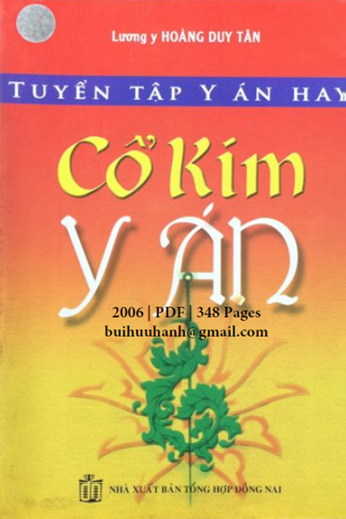 Cổ Kim Y Án (NXB Đồng Nai 2006) - Hoàng Duy Tân, 348 Trang