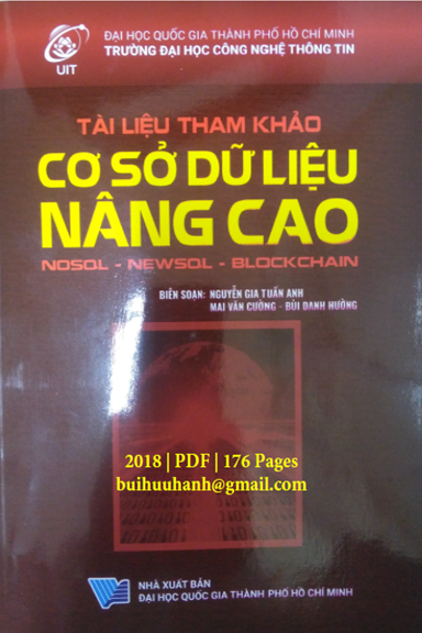 Cơ Sở Dữ Liệu Nâng Cao (NXB Đại Học Quốc Gia 2018) - Nguyễn Gia Tuấn Anh, 176 Trang