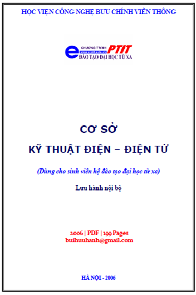 Cơ Sở Kỹ Thuật Điện-Điện Tử (NXB Hà Nội 2006) - Ngô Đức Thiện, 199 Trang