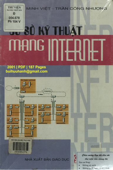 Cơ Sở Kỹ Thuật Mạng Internet (NXB Giáo Dục 2001) - Phạm Minh Việt, 187 Trang