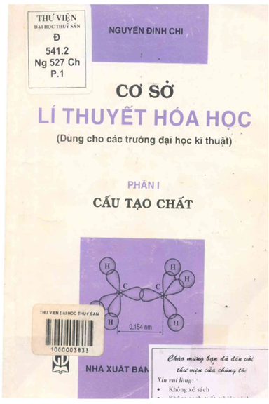 Cơ Sở Lý Thuyết Hóa Học Phần 1-Cấu Tạo Chất (NXB Giáo Dục 2003) - Nguyễn Đình Chi, 136 Trang