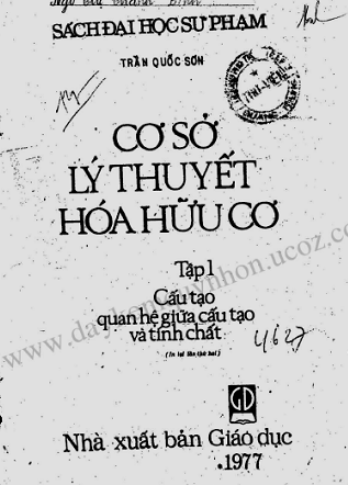 Cơ Sở Lý Thuyết Hóa Hữu Cơ Tập 1-Cấu Tạo Quan Hệ Giữa Cấu Tạo Và Tính Chất