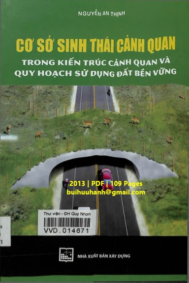 Cơ Sở Sinh Thái Cảnh Quan (NXB Xây Dựng 2014) - Nguyễn An Thịnh, 129 Trang