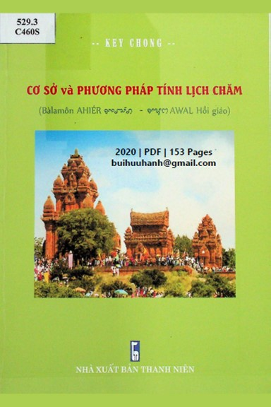 Cơ Sở Và Phương Pháp Tính Lịch Chăm (NXB Thanh Niên 2020) - Trượng Chóng, 153 Trang
