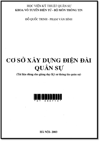 Cơ Sở Xây Dựng Điện Đài Quân Sự (NXB Hà Nội 2003) - Đỗ Quốc Trinh, 171 Trang