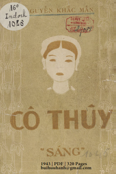 Cô Thúy (NXB Sáng 1943) - Nguyễn Khắc Mẫn, 320 Trang