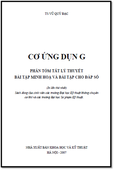 Cơ Ứng Dụng (NXB Khoa Học Kỹ Thuật 2007) - Vũ Quý Bạc, 193 Trang