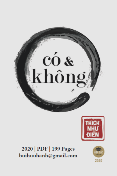 Có Và Không (NXB Liên Phật Hội 2020) - Thích Như Điển, 199 Trang