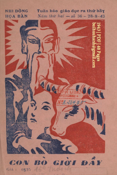 Con Bò Giời Đầy (NXB Lượm Lúa Vàng 1943) - Nguyễn Minh, 40 Trang