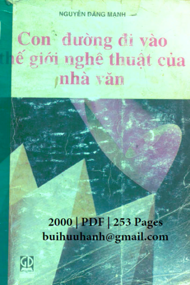 Con Đường Đi Vào Thế Giới Nghệ Thuật Của Nhà Văn (NXB Giáo Dục 2000) - Nguyễn Đăng Mạnh, 253 Trang
