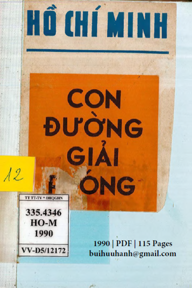 Con Đường Giải Phóng (NXB Sự Thật 1990) - Hồ Chí Minh, 115 Trang