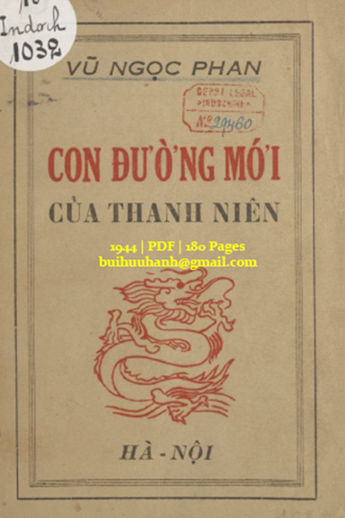 Con Đường Mới Của Thanh Niên (NXB Hà Nội 1944) - Vũ Ngọc Phan, 180 Trang