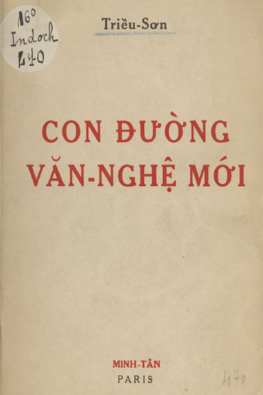 Con Đường Văn Nghệ Mới (NXB Minh Tân 1951) - Triều Sơn, 100 Trang