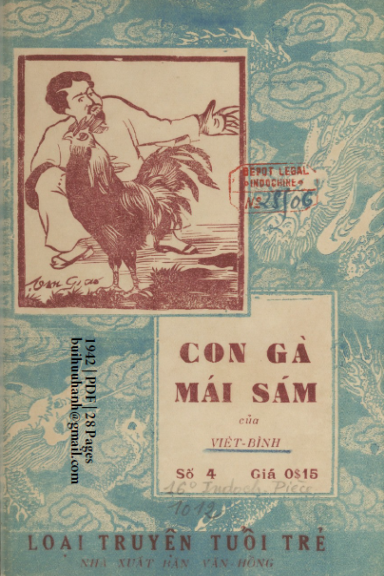 Con Gà Mái Sám (NXB Văn Hồng 1942) - Việt Bình, 28 Trang