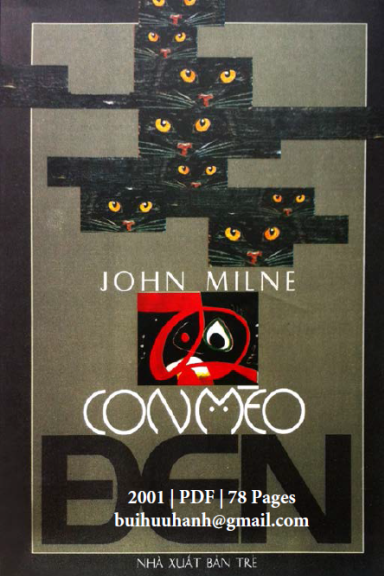 Con Mèo Đen (NXB Trẻ 2001) - John Milne, 78 Trang