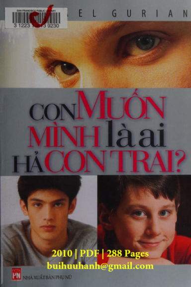 Con Muốn Mình Là Ai Hả Con Trai (NXB Phụ Nữ 2010) - Michael Gurian, 288 Trang