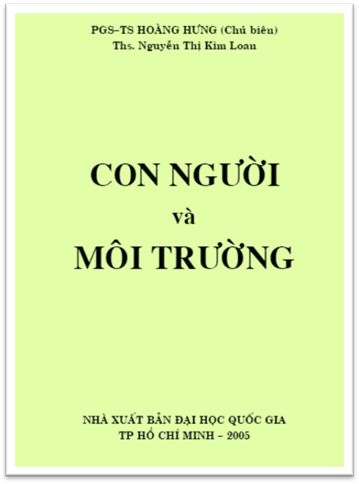 Con Người Và Môi Trường (NXB Đại Học Quốc Gia 2005) - Hoàng Hưng, 418 Trang