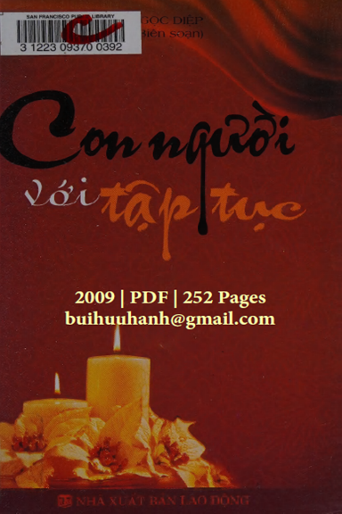 Con Người Với Tập Tục (NXB Lao Động 2009) - Ngọc Diệp, 252 Trang