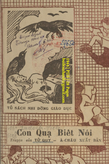 Con Quạ Biết Nói (NXB Á Châu 1944) - Tử Quy, 28 Trang