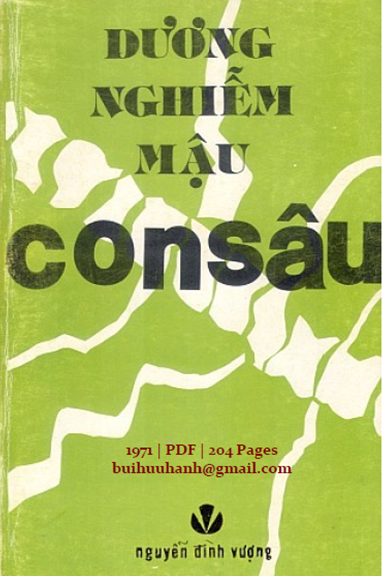 Con Sâu (NXB Nguyễn Đình Vượng 1971) - Dương Nghiễm Mậu, 204 Trang