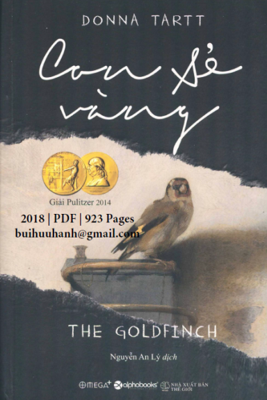 Con Sẻ Vàng (NXB Thế Giới 2018) - Donna Tartt, 923 Trang