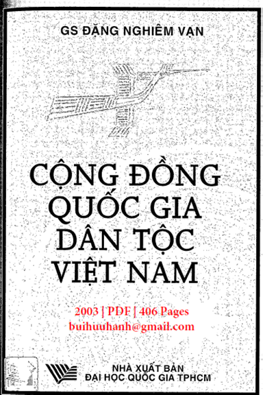 Cộng Đồng Quốc Gia Dân Tộc Việt Nam (NXB Đại Học Quốc Gia 2003) - Đặng Nghiêm Vạn, 406 Trang