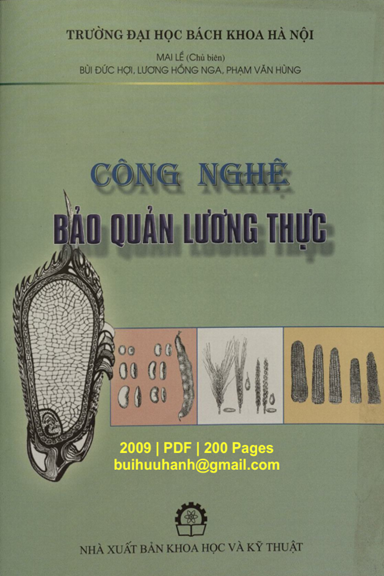 Công Nghệ Bảo Quản Lương Thực (NXB Khoa Học Kỹ Thuật 2009) - Mai Lề, 200 Trang