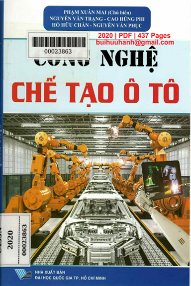 Công Nghệ Chế Tạo Ô Tô (NXB Đại Học Quốc Gia 2020) - Phạm Xuân Mai, 437 Trang